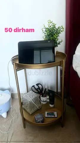 Stylish Gold Accent Side Table