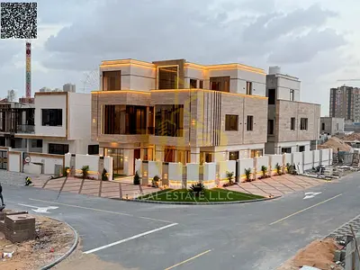 Turnkey villa with all fees included, on the main street, ready to move in, in the most prestigious area of ​​Ajman. Freehold ownership for all nation