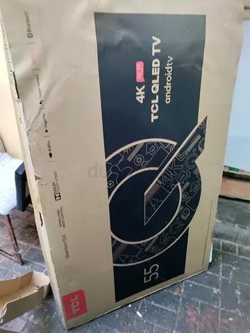 TCL 55 inch TV empty box in deira muteena