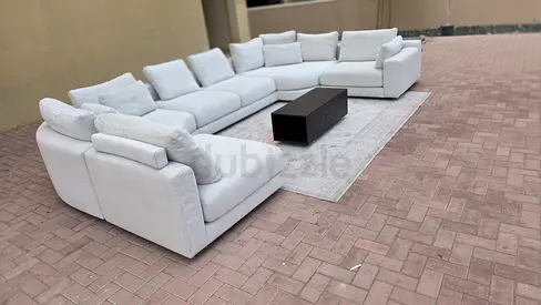 Chattles and more premium quality olta feather filled modular sofa