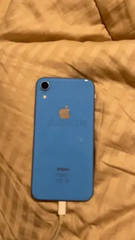 Blue Apple iPhone XR - used, working (SIM port damaged)