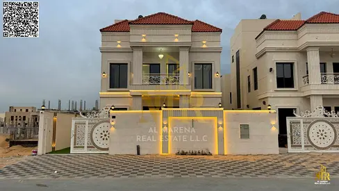 قصر مصغر فاخر قرب مول ازهى ، طابقين وروف، 5 غرف ماستر، تكييف مركزي، سعر شامل الرسوم، موقع مميز للسكن أو الاستثمار