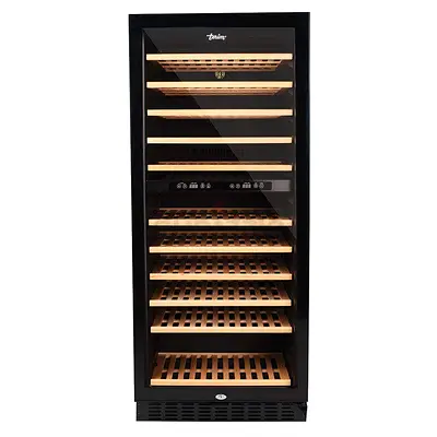 Offer deal, Terim brand new wine fridge with multiple shelves dual temperature zone 128bottels
