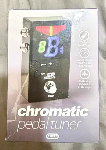 New/Unused SR Chromatic Pedal Tuner