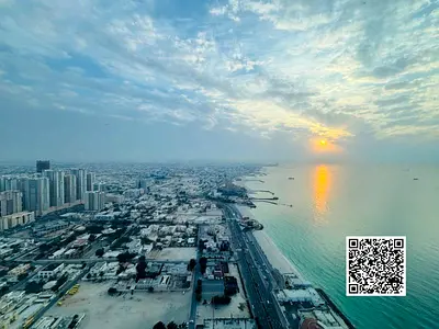 Stunning 2-Bedroom Apartment with Full Sea View | Corniche Tower