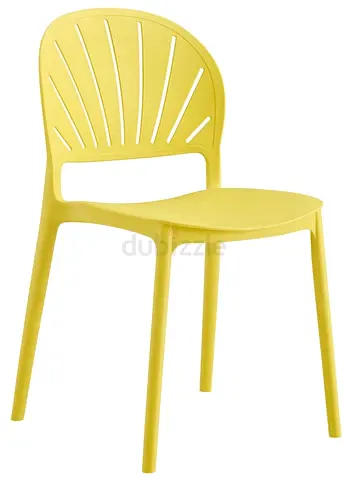 Lightweight Yellow Plastic Chair