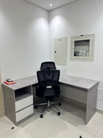 Grey study/office desk