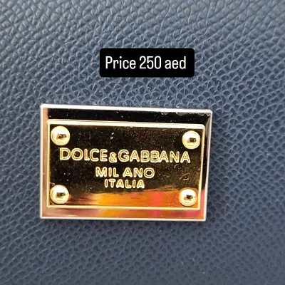 My Dolce  Gabbana black textured leather handbag - 250 AED