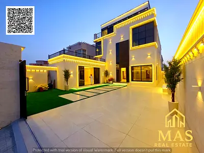 🏡 Luxury Villa for Sale in Al Rawda – Ajman | Second Plot from Sheikh Ammar Street | Central AC