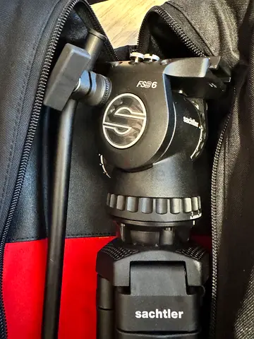 Sachtler FSB 6 Tripod System - Fluid Head + Legs + Bag (Excellent Condition)