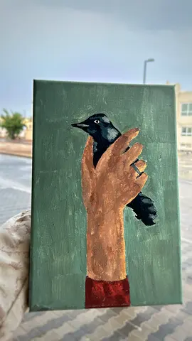 لوحة فنية أصلية مرسومة يدويًا بالأكريليك – ديكور منزلي مميز