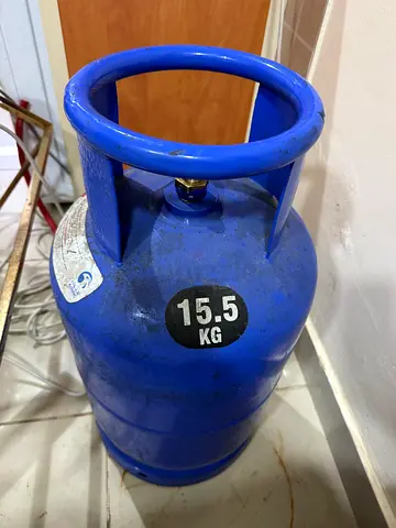 15.5 kg LPG gas cylinder – used, good condition