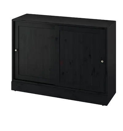 High board Black Storage Cabinet