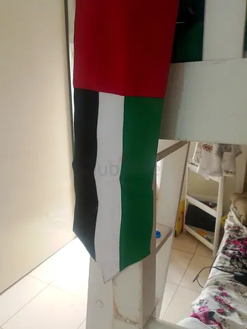 100 pcsUAE flag fabric banner - used, good condition
