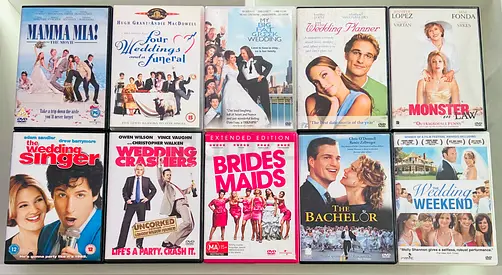 10 Classic Wedding Movie DVD’s