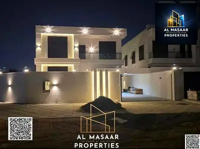 فيلا فاخرة للبيع في الروضه2 - تصميم أنيق مع المكيفيات بالكامل داخل الفيلا وتشطيبات فاخرة للغاية في موقع هادئ واستراتيجي في عجمان