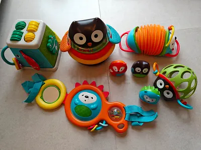 Skip Hop and Fisher Price baby toys