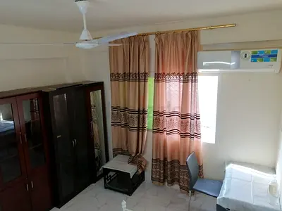 Fully furnished Hall room  available from may 1 shabiya 12
