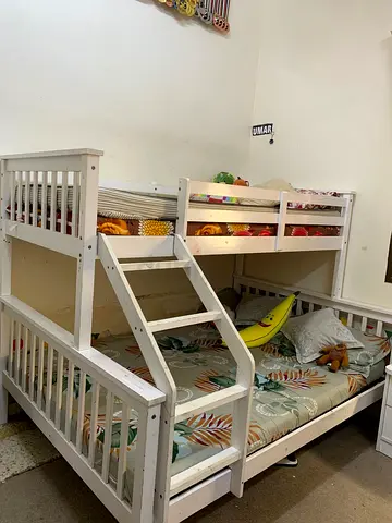 White wooden bunk bed for sale