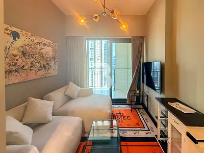 MODERN FURNISHED 1BR | CANAL VIEW | HIGH FLOOR