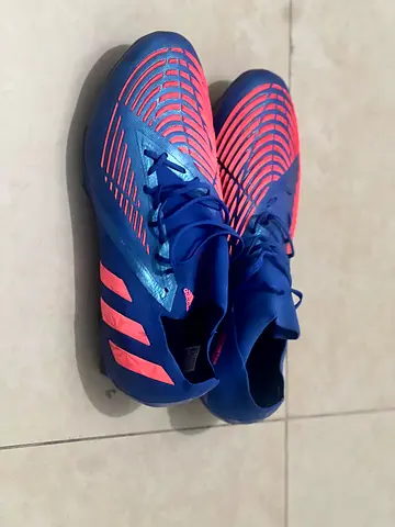 Blue and pink football boots (used)