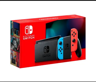 Nintendo Switch1 Console - Neon Red/Blue Joy‑Con