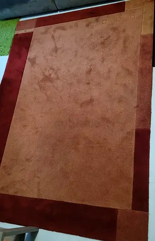 Red Turkish Living Room Carpet, 230x160cm, 120 AED