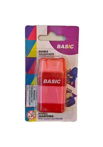 Double Hole Sharpener – Pink | Brand New
