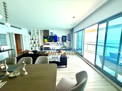 Fully Renovated 3BR + Maids Room || Direct Beach View || Chiller Free || Private Beach Access || All Amenities Free