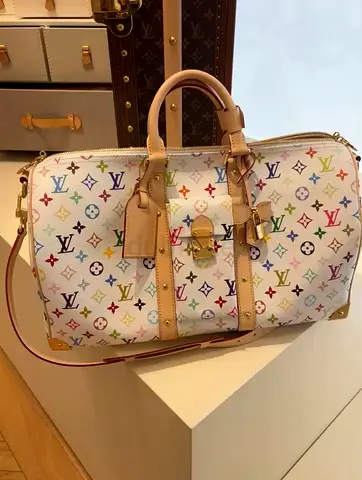COLLECTOR’S PIECE: 100% LV x Murakami 20th Anniversary Keepall 45 - Museum Grade / Brand New