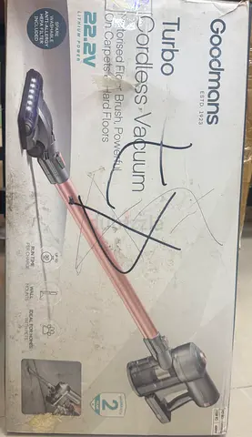 My Goodmans Turbo Cordless Stick Vacuum 22.2V - Used, Working what’s up 0544241991