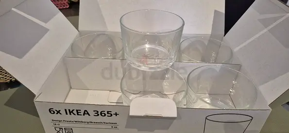 Brand new Glass bowl - set of 6 from IKEA