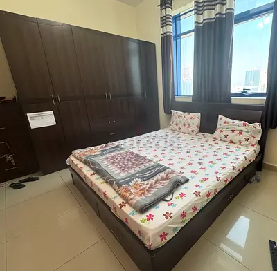 Bed with Storage drawer / Cupboard / Dressing for Sale