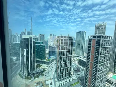 Fitted Office | lake plus Burj khalifa view | Glass partitions | close to metro station
