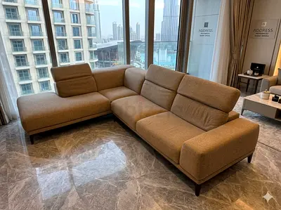 Almost like new condition Natuzzi L shape sofa