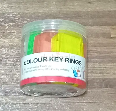 Colour key rings