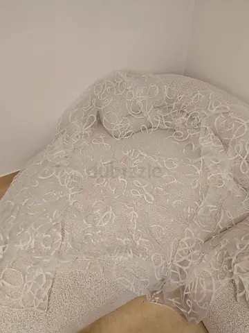 Patterned sheer curtain – premium design, no rod