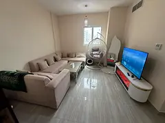 Furnished one-bedroom apartment for monthly rent on Ajman Corniche