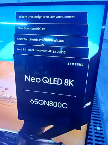 Samsung 65 Inch tv , 8K Neo QLED TV, 120Hz, AI Upscaling, Free Delivery + Warranty, 65QN800C
