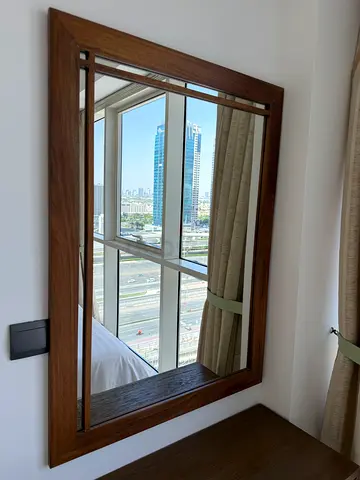 Large Wooden Mirror