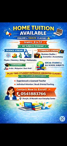 Home tution for grade 8 to 12 - onsite  online