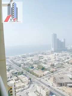 3 BHK Sea View For Rent In Ajman One Tower With Parking.