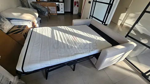 IKEA vimle two seater sofa bed Beige Good condition