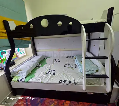 Kids Bunk Bed with Storage  Wardrobe – Complete Set