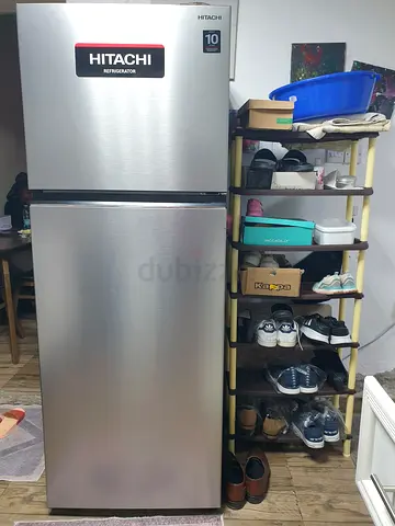 Hitachi Stainless Steel Refrigerator (Bottom Freezer) - Used