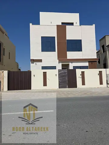 New Villa for Sale – Al Hooshi, Sharjah A unique opportunity to own a modern villa in the Al Hooshi area of ​​Sharjah. Located in a quiet, family-fri