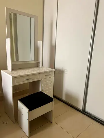 White Dressing Table (Vanity) with Mirror  Stool