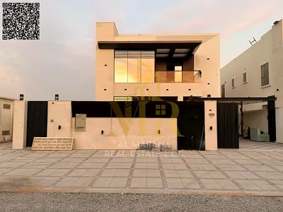 A villa with all AC installation fees included, on the main street, ready to move in, in the most prestigious area of ​​Ajman. Freehold ownership for