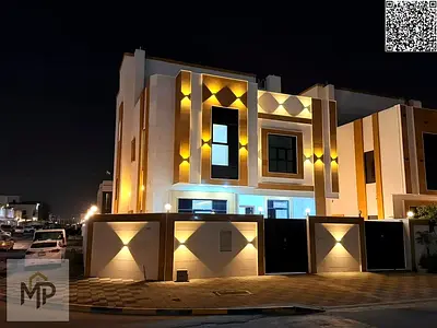 Villa (corner) for sale in Ajman | Al Zahia area 7 rooms, a sitting room, 3 halls, a maid’s room and a roof Freehold ownership for all nationalities |