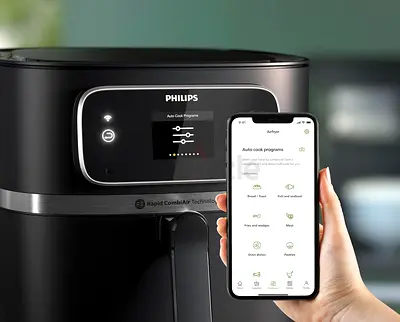 Philips 7000 Series Airfryer Combi XXL Connected with Home ID APP - 8.3L, 2KGs, 2200W, Rapid CombiAi